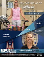 Promotional Poster Image for "Under This Uniform I am a Cancer Survivor"