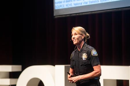 An individual who appears to be in crisis