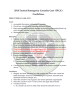 Image for Tactical Emergency Casualty Care Guidelines